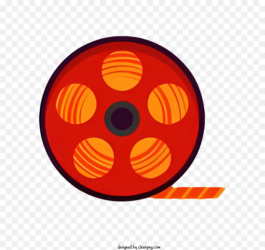 Логотип фильма，Катушка фильма PNG