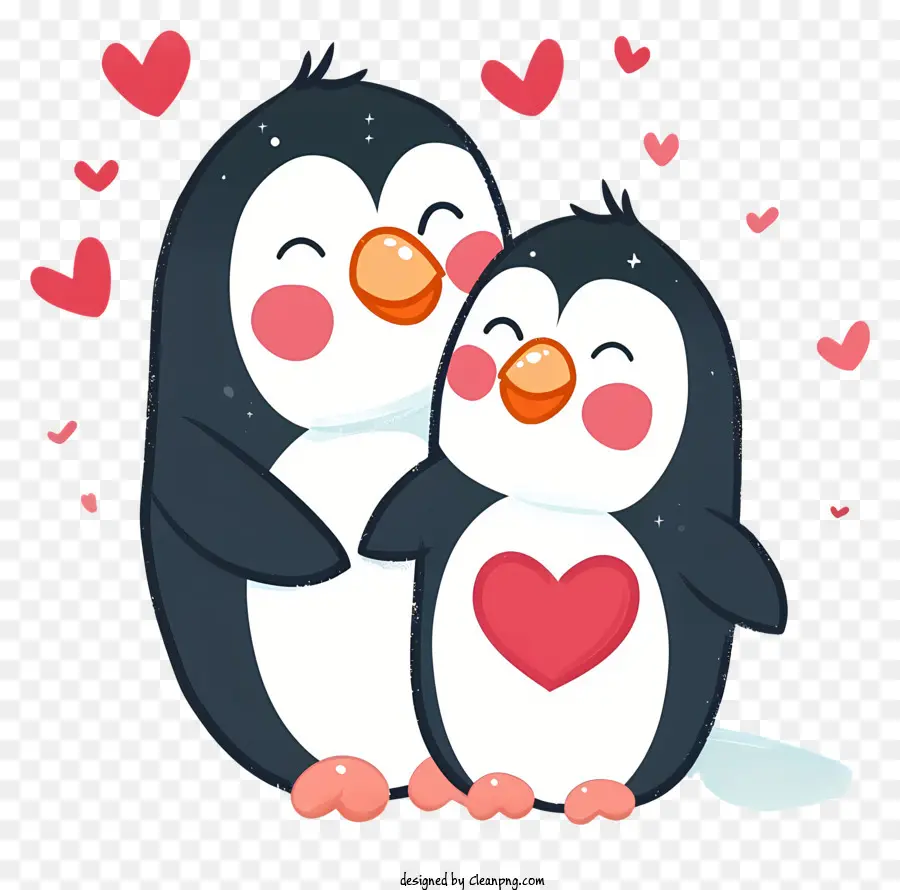 Плоский валентирь пингвин，пингвины PNG