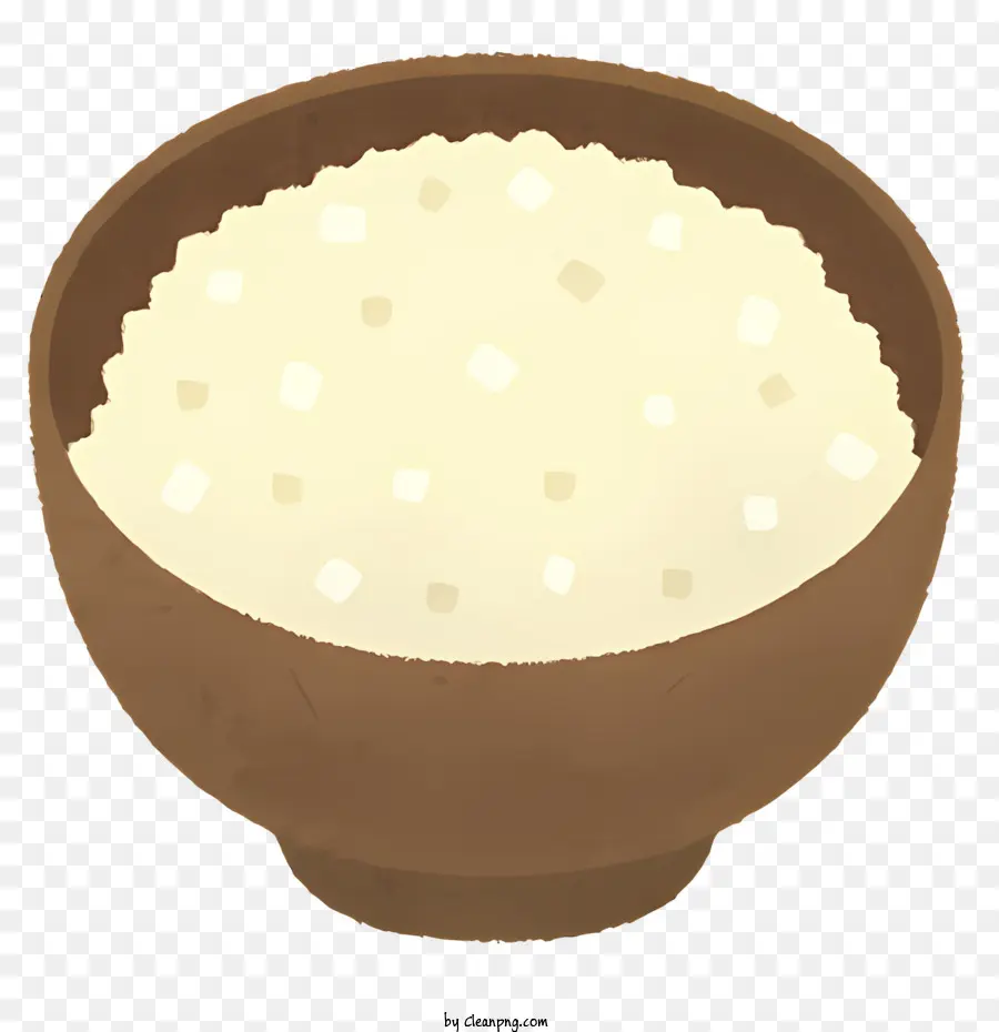 чаша для риса，белый рис PNG