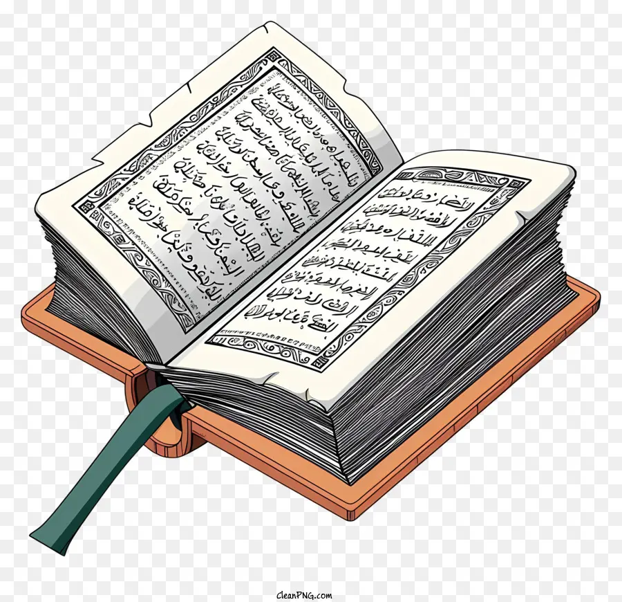 Doodle священная книга Корана，Коран PNG