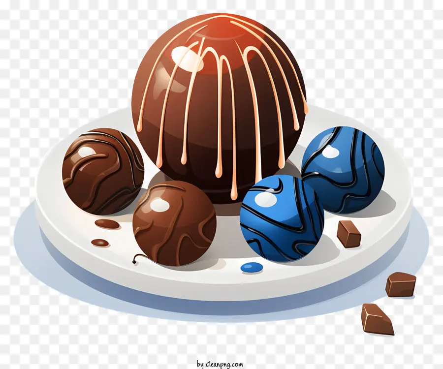 Эскиз шоколадный мяч，шоколадное яйцо PNG