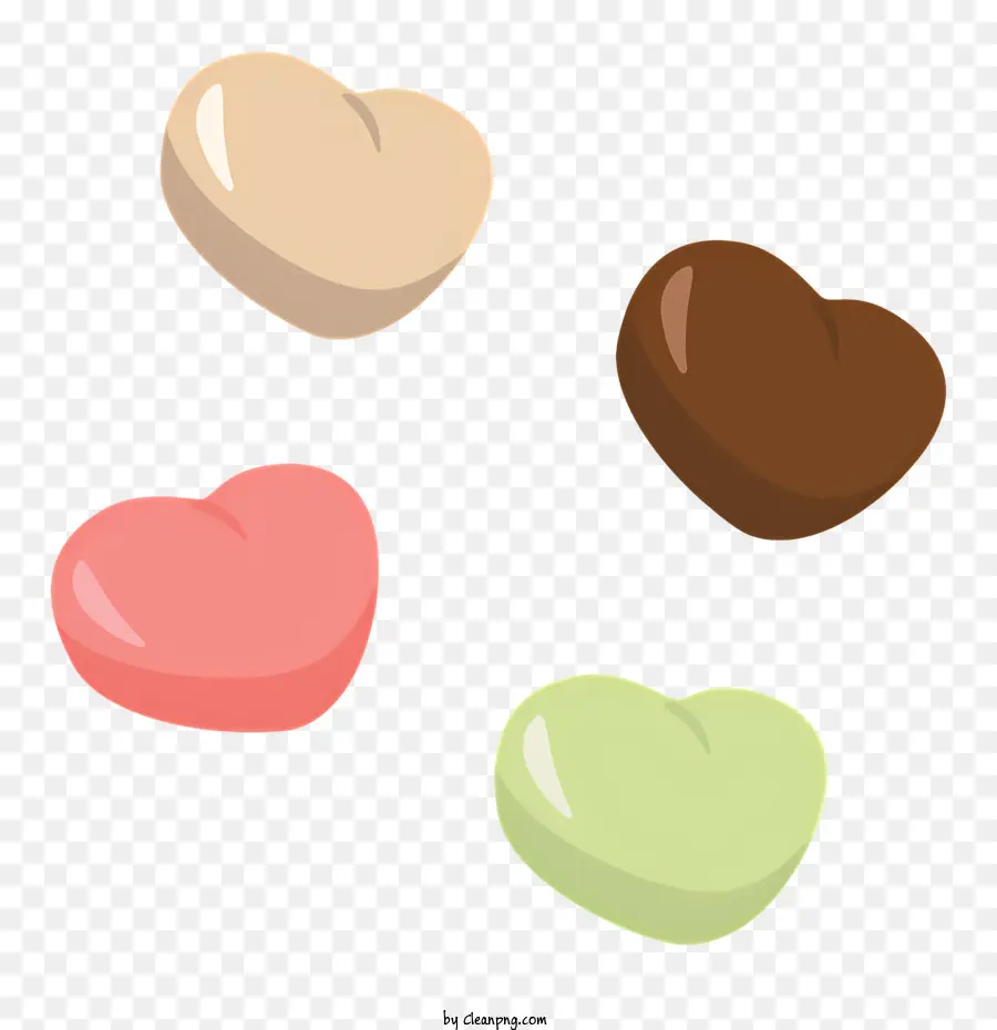 Еда，Сердце в форме конфет PNG