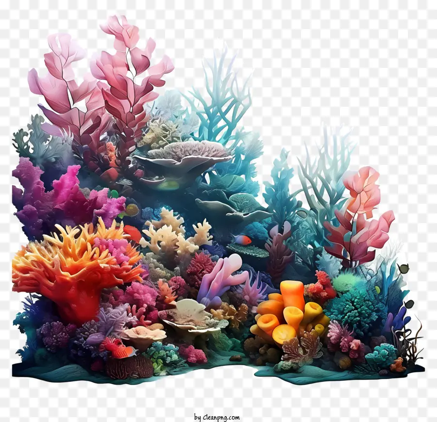 под водой，Коралловый риф PNG
