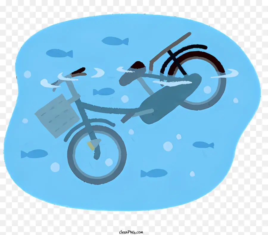 Велосипед，воды PNG