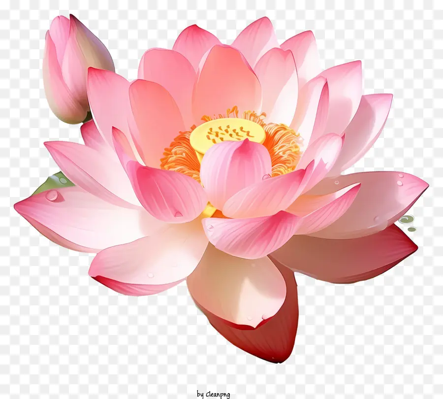 акварель цветок лотоса，Цветок Лотоса PNG