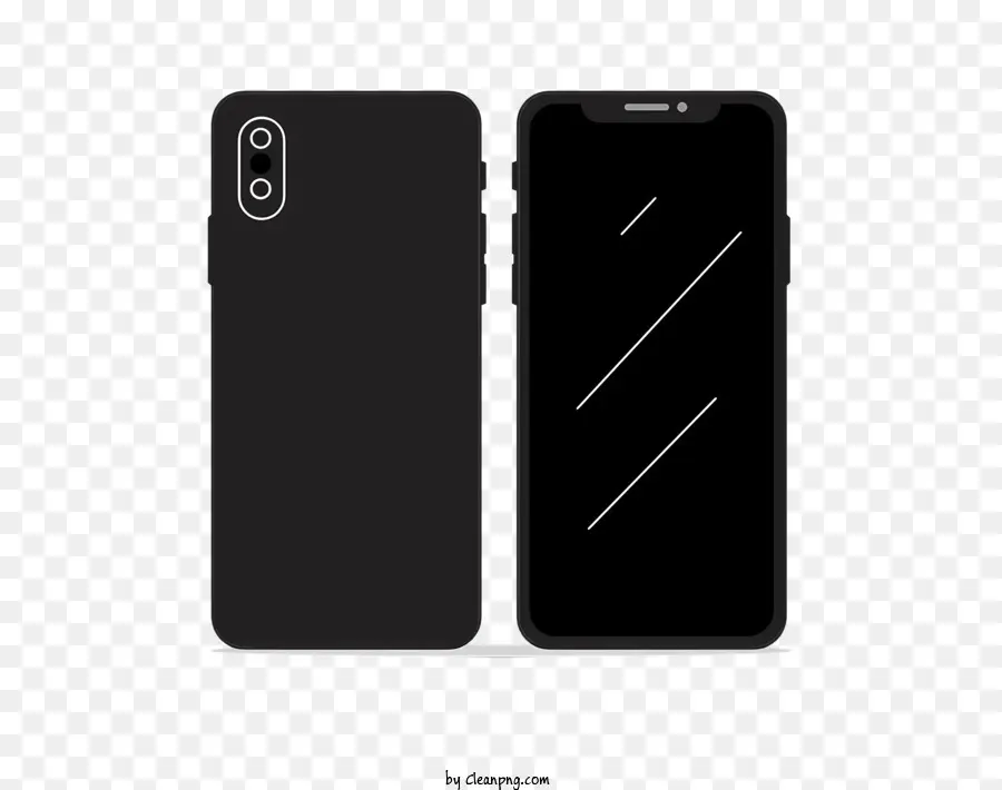 Iphone，Черный смартфон PNG
