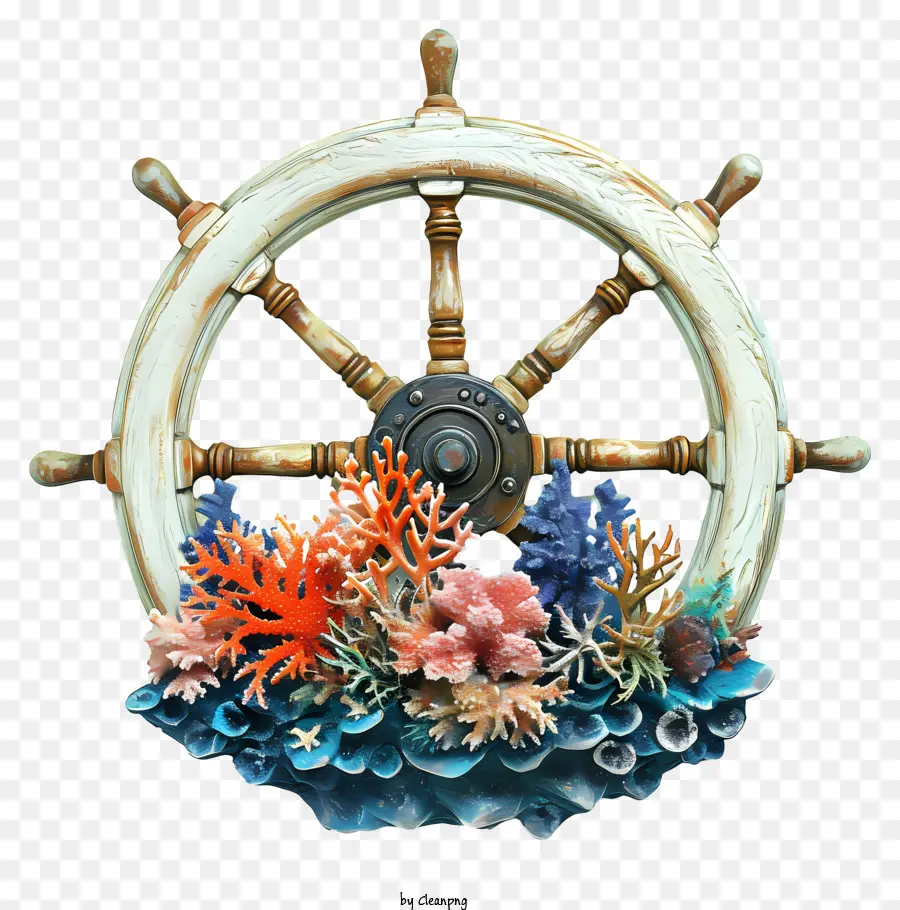 Кораллы，колесный шлем PNG