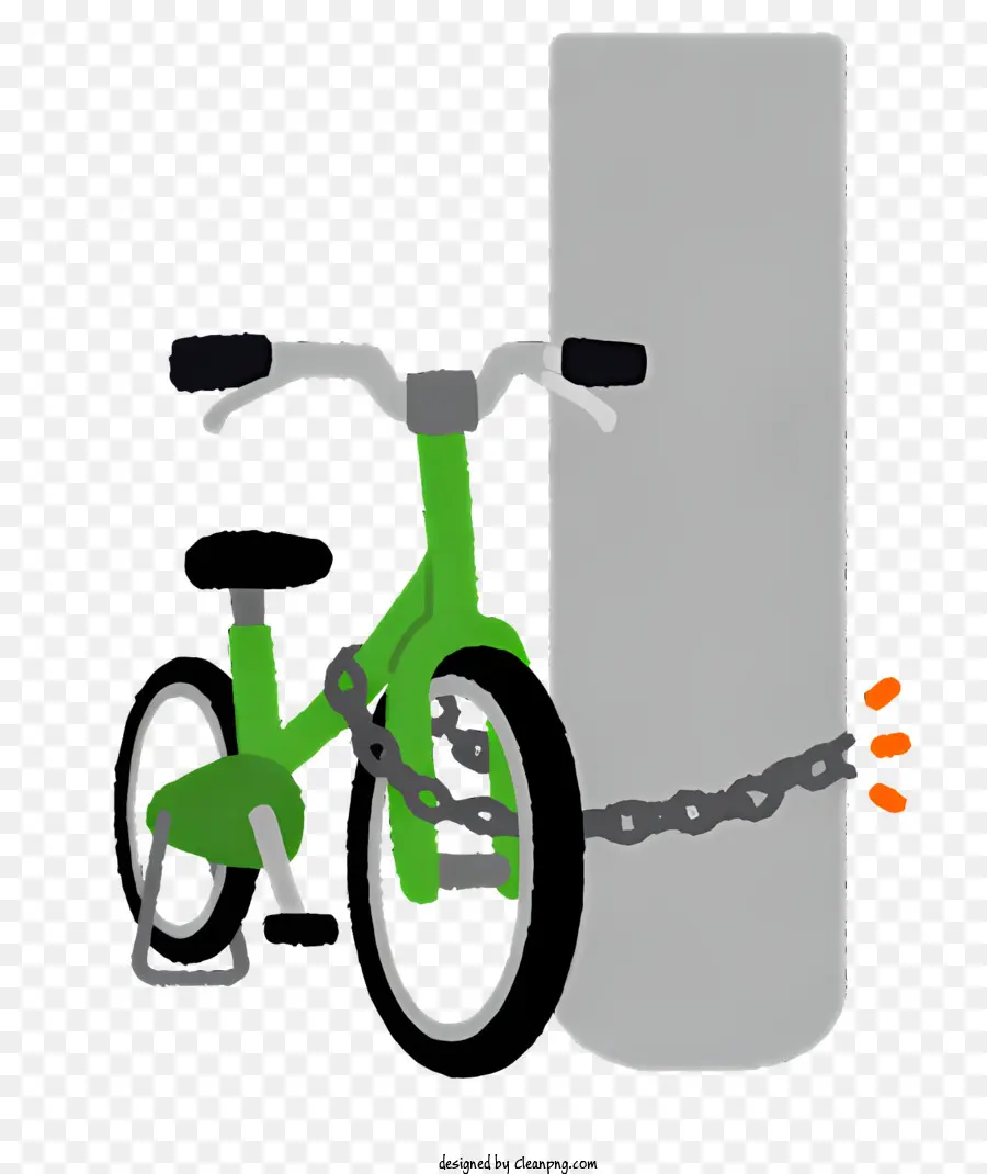 велосипед，Зеленый велосипед PNG