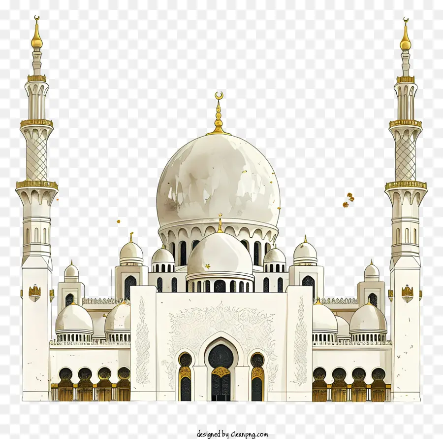 Исра и Мирадж，Мечеть PNG