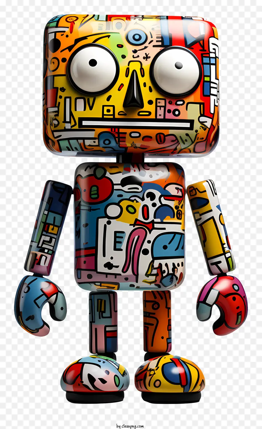 мультфильм игрушка，робот PNG