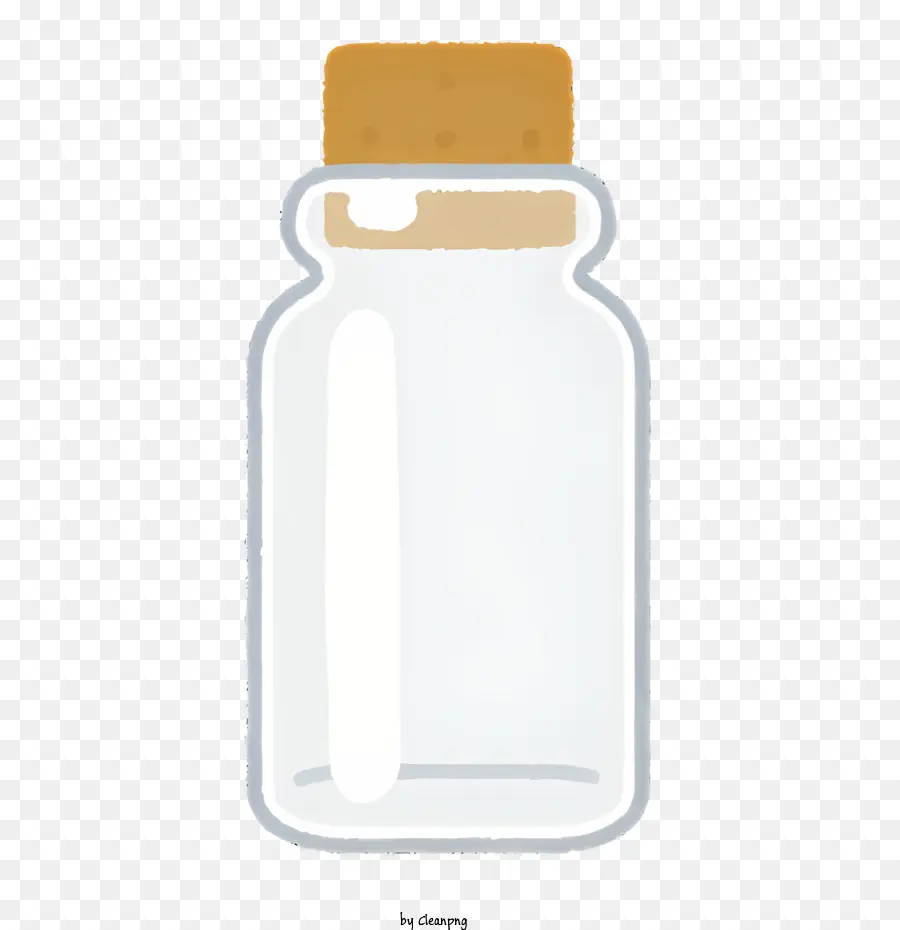 стеклянная бутылка，пробка PNG
