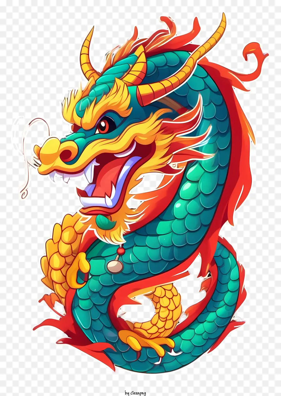 китайский дракон，мультфильм Дракон PNG