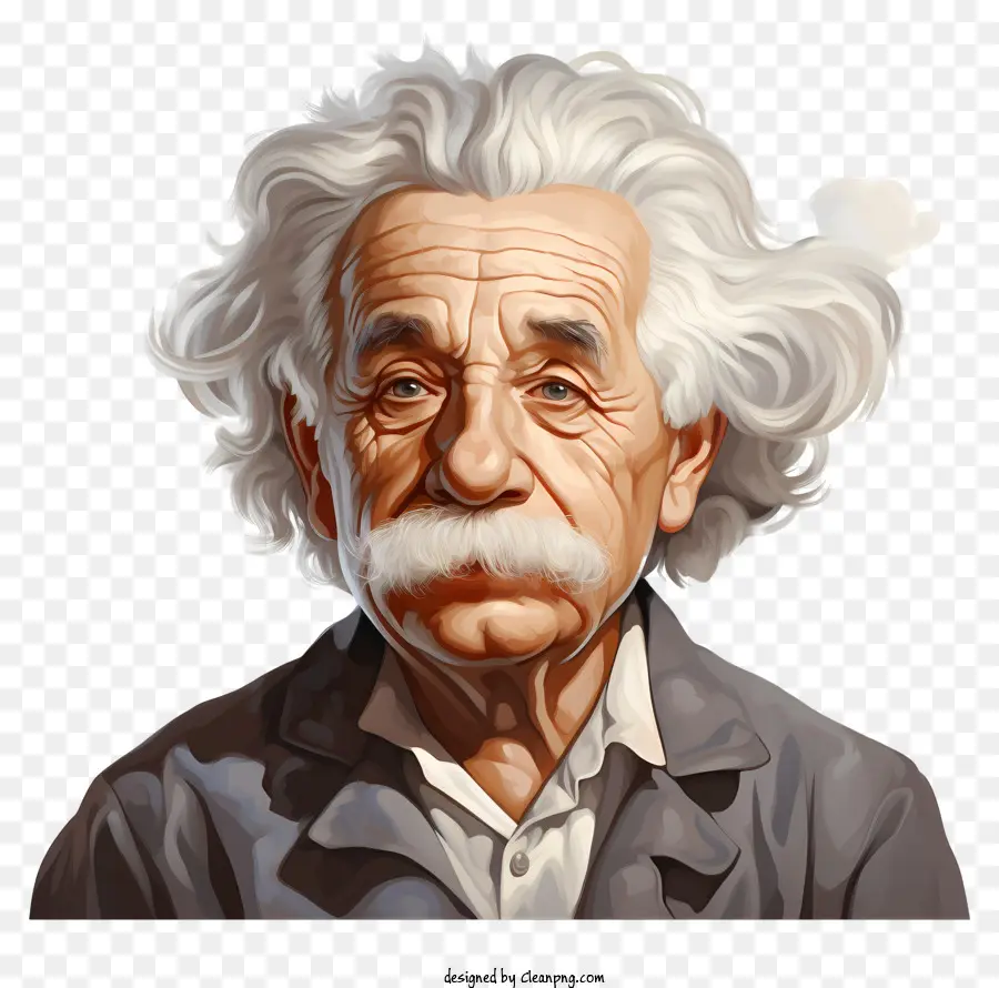 Стиль эскиза Альберт Эйнштейн Портрет，портрет PNG