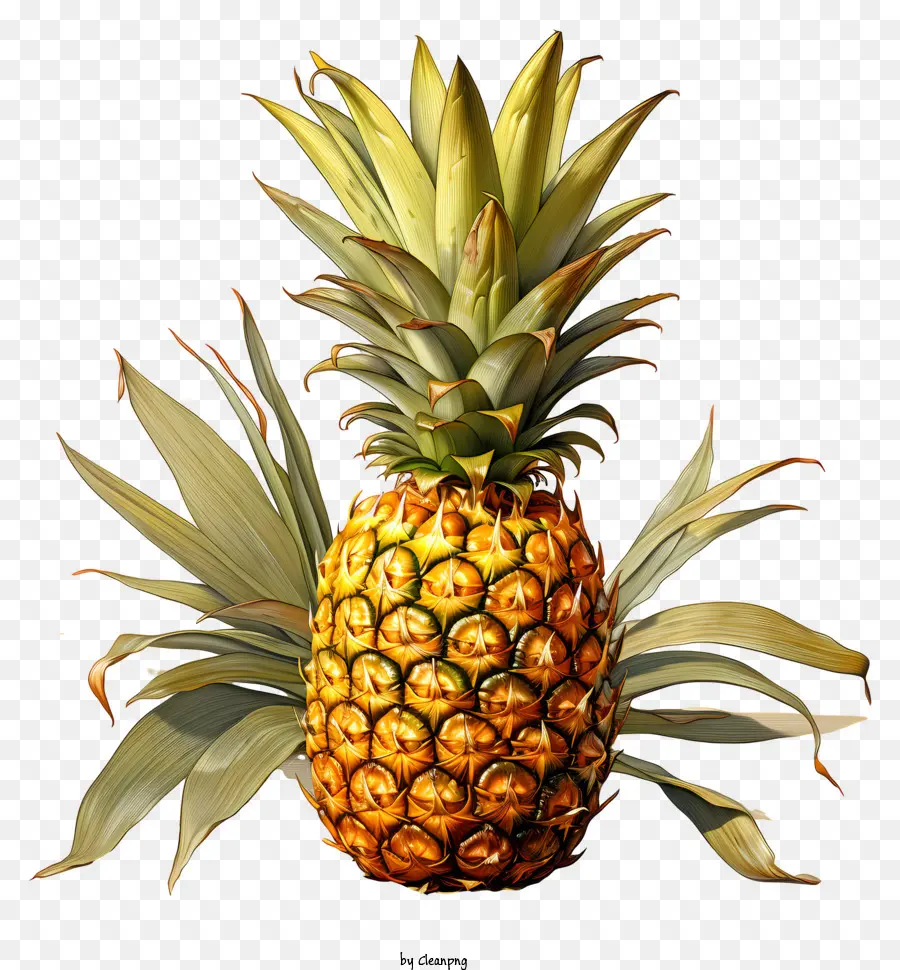 Pineapple，Фрукты PNG