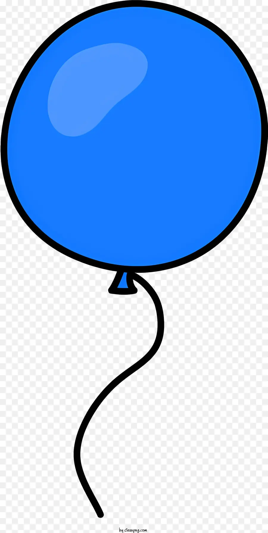 Воздушный шар，голубой воздушный шар PNG