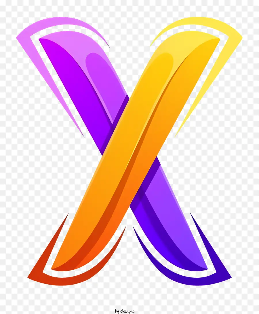 логотип X，Стрелка PNG