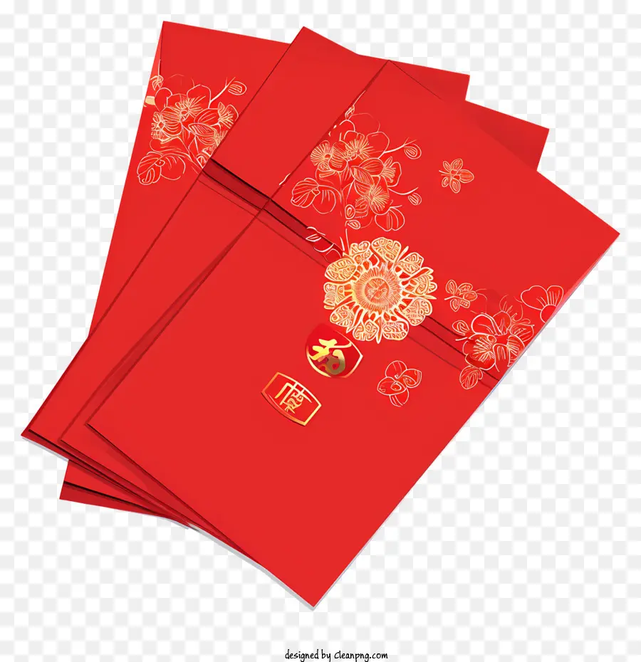 Китайский Новый год，красный пакет PNG