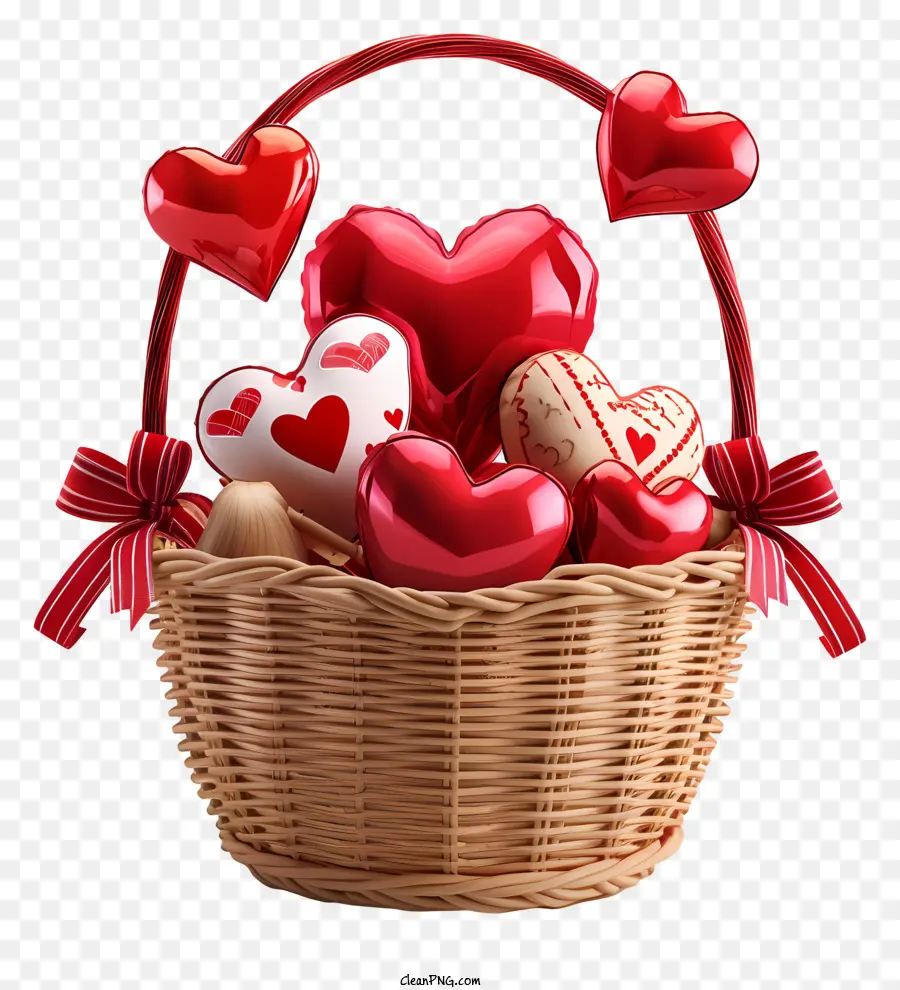 Подарочная корзина Дня Святого Валентина，Valentines Day PNG