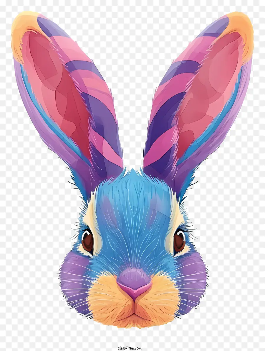Акварельный кролик уши，зайка PNG