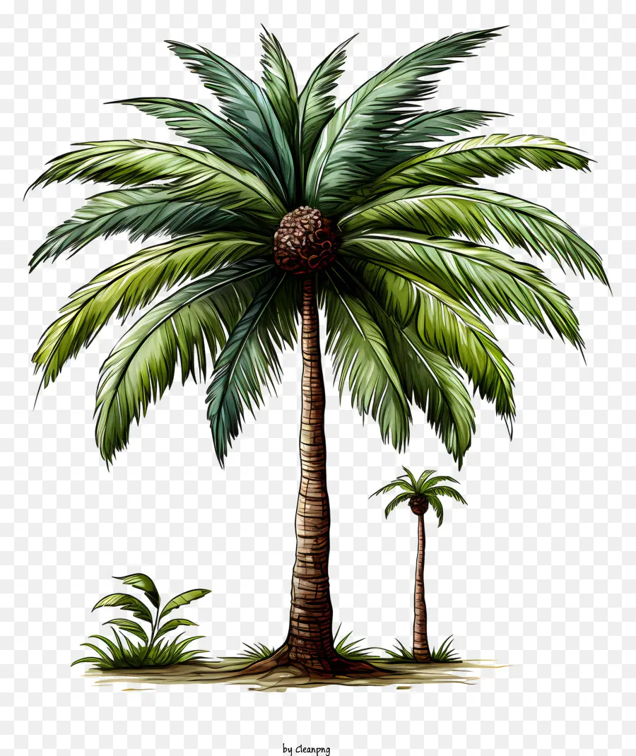 кокосовое дерево，Картина пальмы PNG
