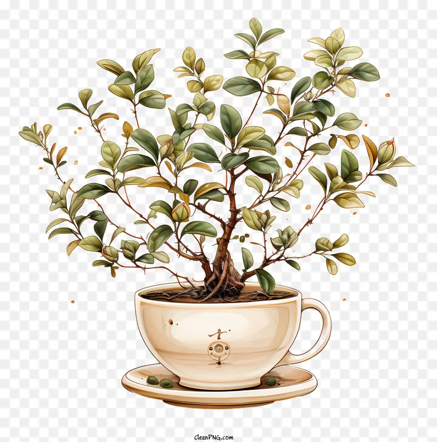 кофейного дерева，бонсай дерево PNG