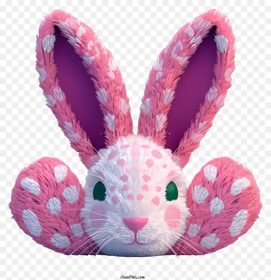заячьи уши，Розовый кролик PNG