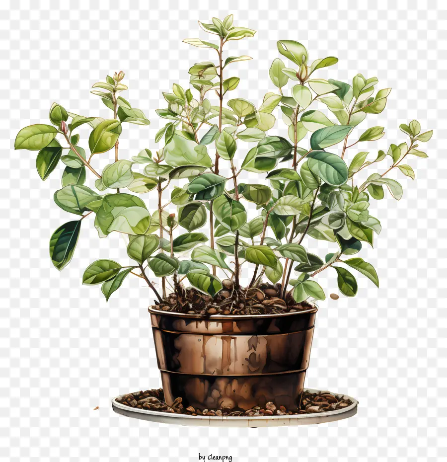 кофейного дерева，растение в горшке PNG