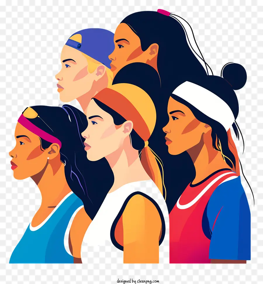 Девочки и женщины в спорте，Женская активная одежда PNG