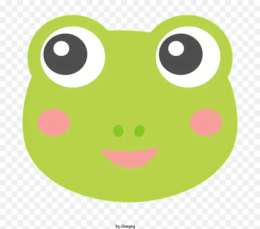 мультфильм лягушка，лягушка лицо PNG