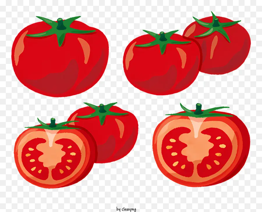 спелые помидоры，красные помидоры PNG