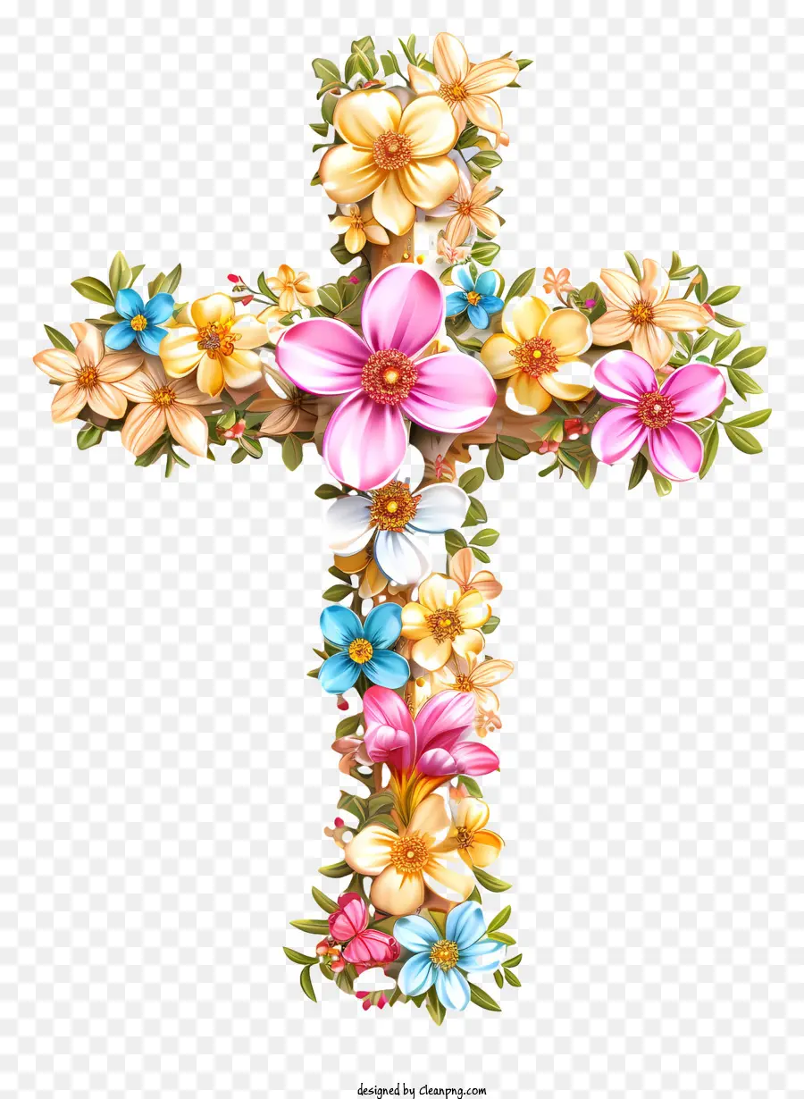 Счастливого Пасхального креста，крест PNG