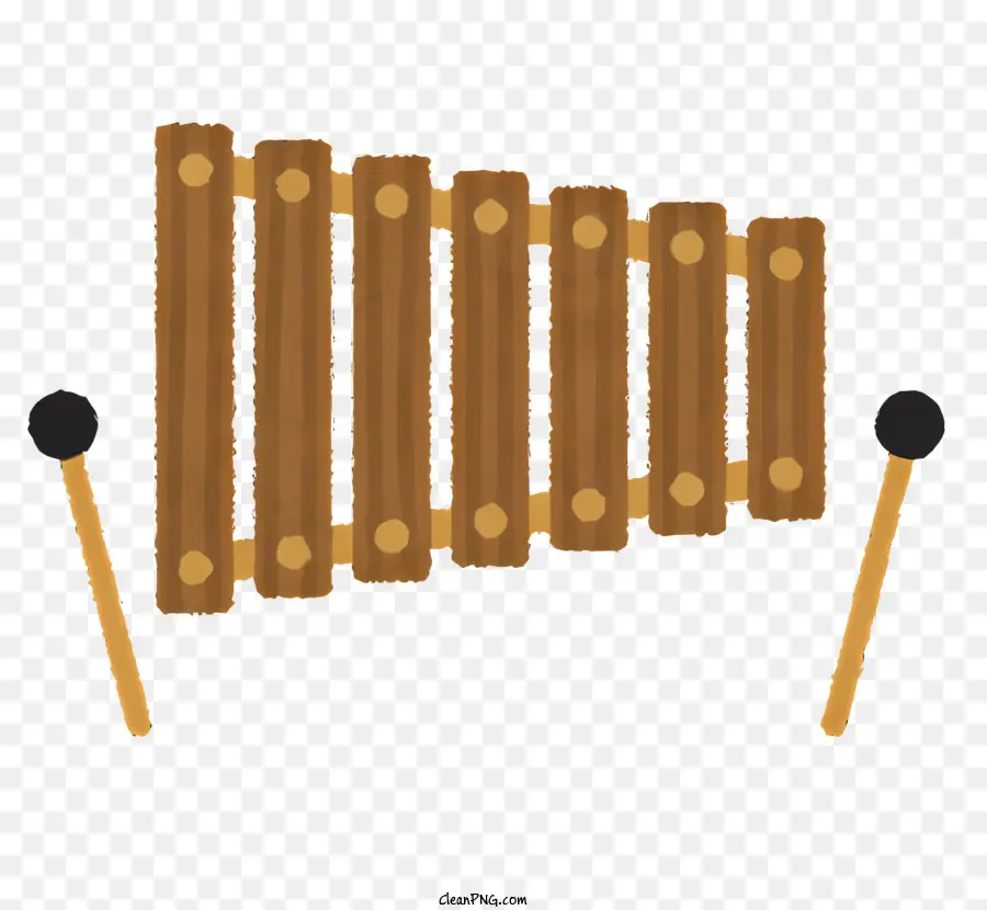 Деревянный ксилофон，Ксилофон PNG