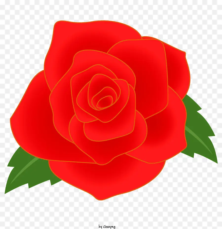 Роза，1 красная роза PNG