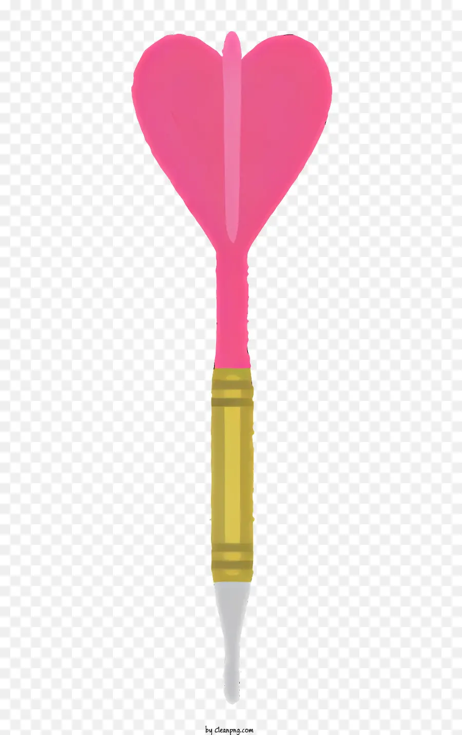 Дартс стрелы，Розовый сердечный объект PNG
