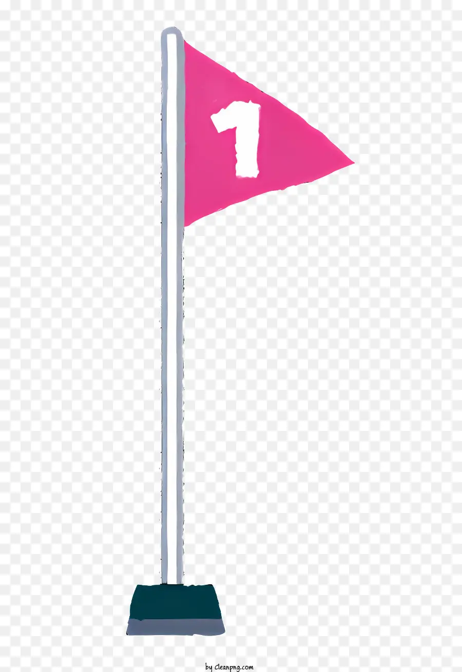 флаг，Розовый флагшток PNG