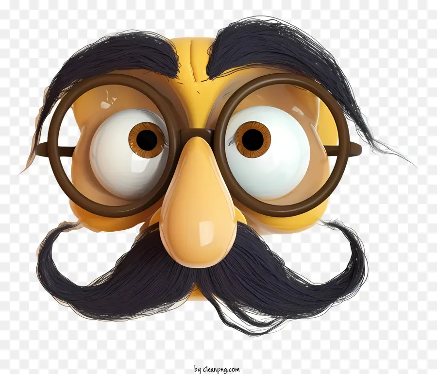 смешные очки для носа Groucho，В качестве модели на основе текста ИИ PNG