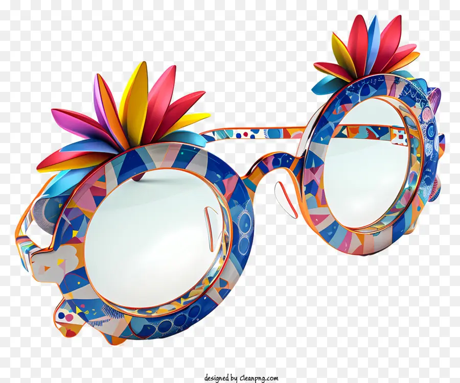 Карнавал，Причудливые очки PNG