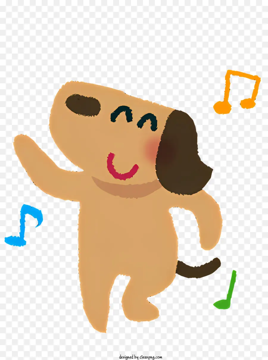 Танец，мультфильм собака PNG