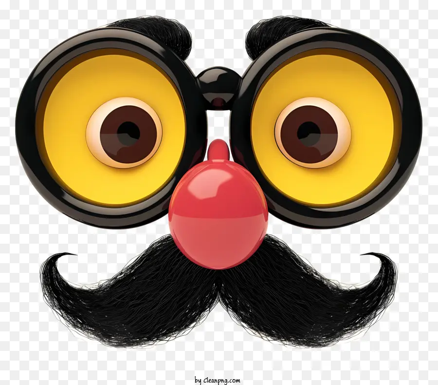 Cartoon 3d смешные очки Groucho Nose，Человек со очками PNG
