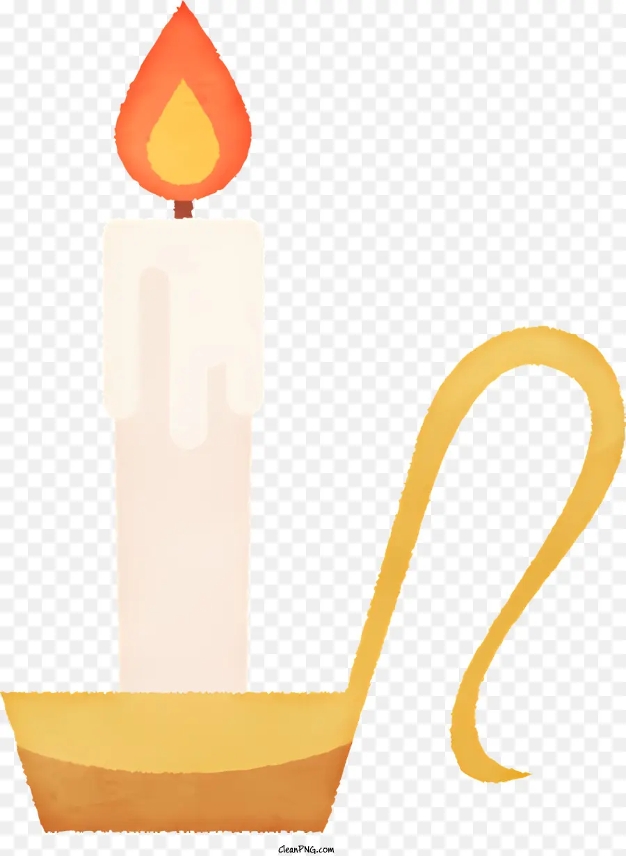 Свеча，зажженная свеча PNG