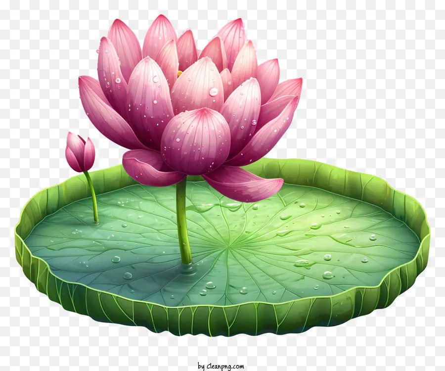 Ручная нарисованная лотос цветок，Розовый цветок лотоса PNG