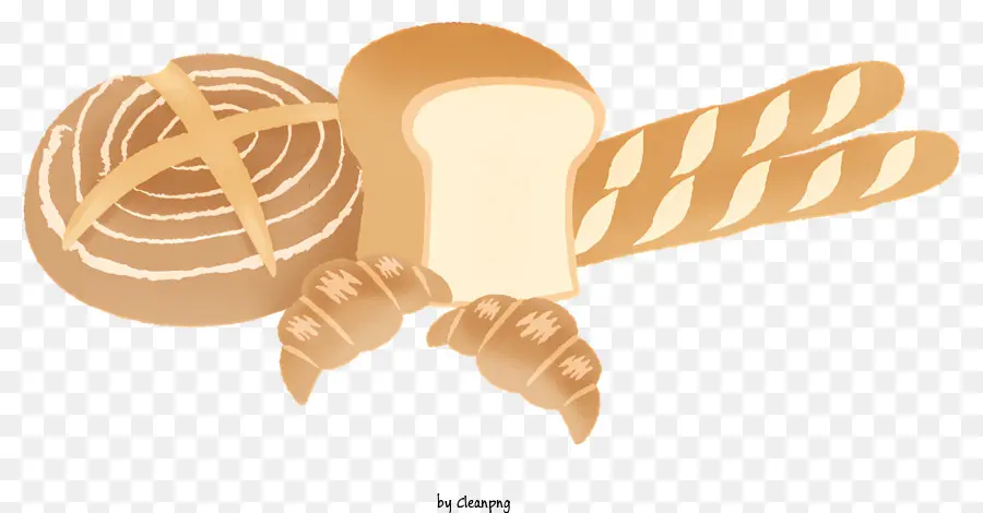 хлеб，ломоть хлеба PNG