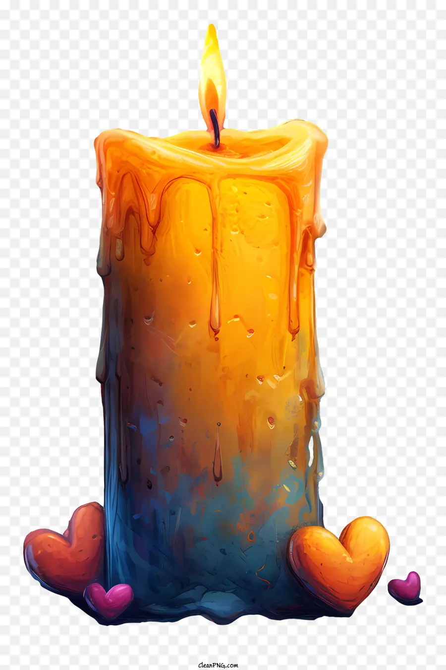 при свечах，свеча PNG