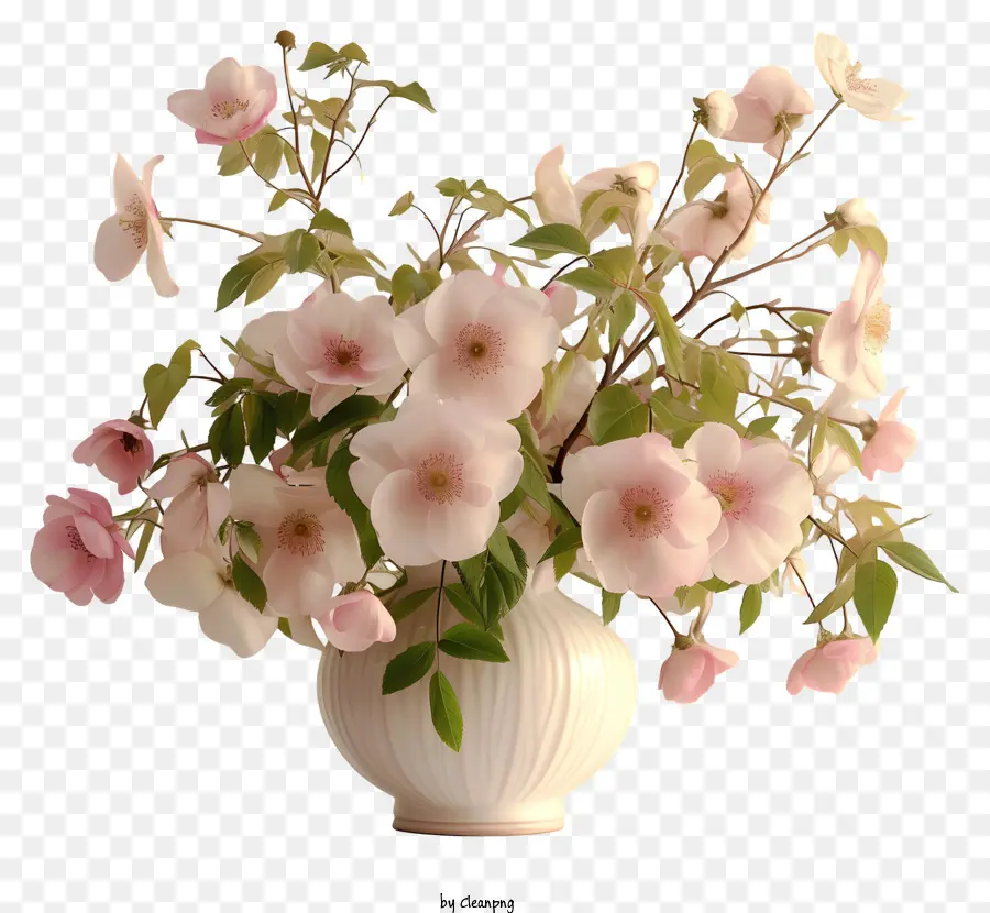 Цветок для собак，белая ваза PNG