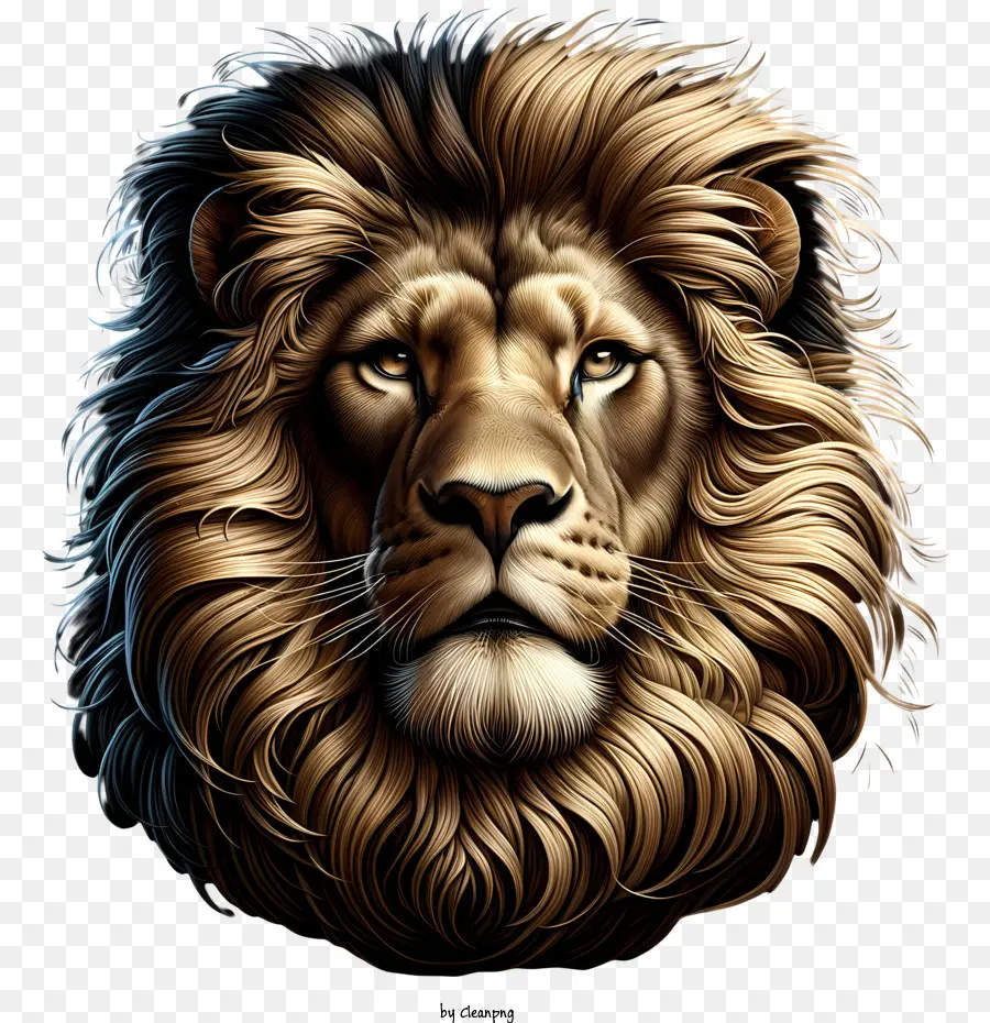Лев，живопись Льва PNG