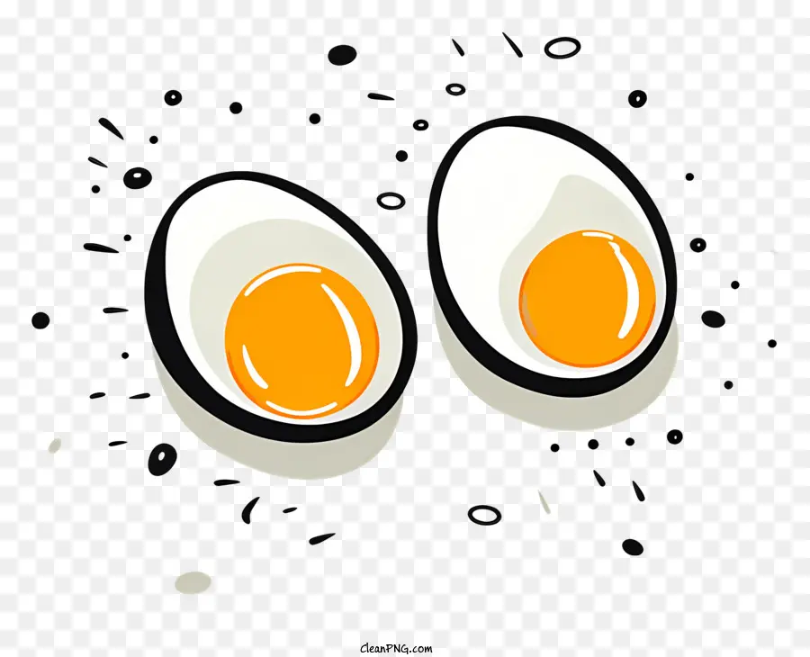 вареное яйцо，жареные яйца PNG