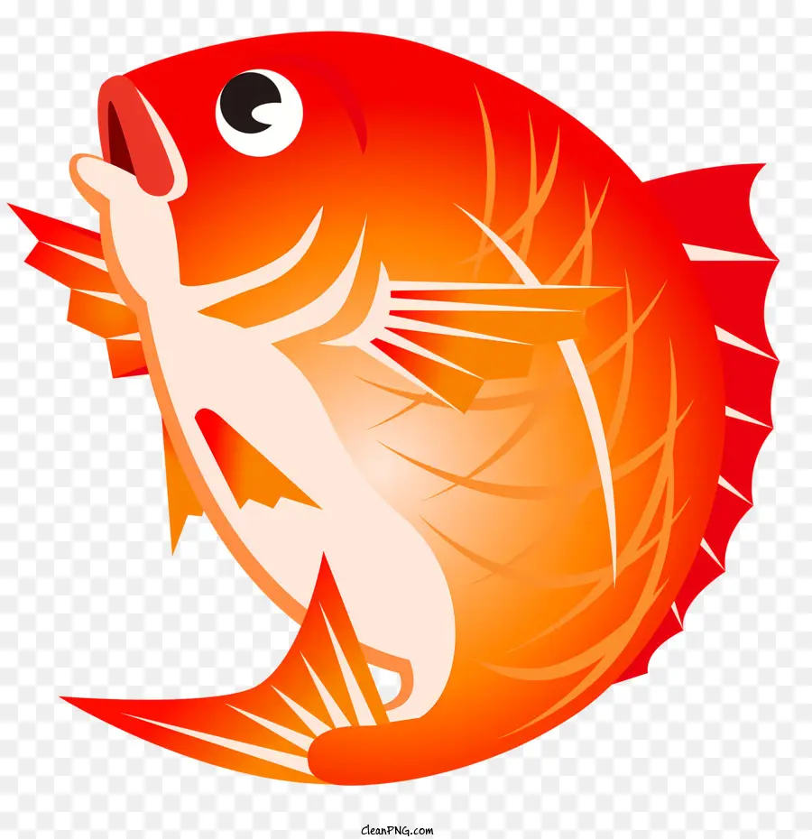 Золотая рыбка，красная рыба PNG