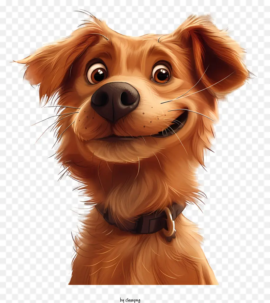 мультипликационная собака，коричневая собака PNG