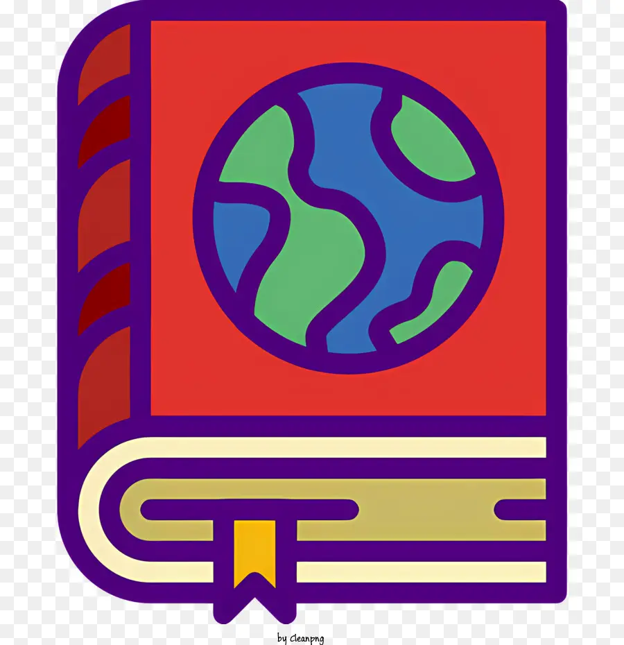 логотип книга，Земля книга PNG