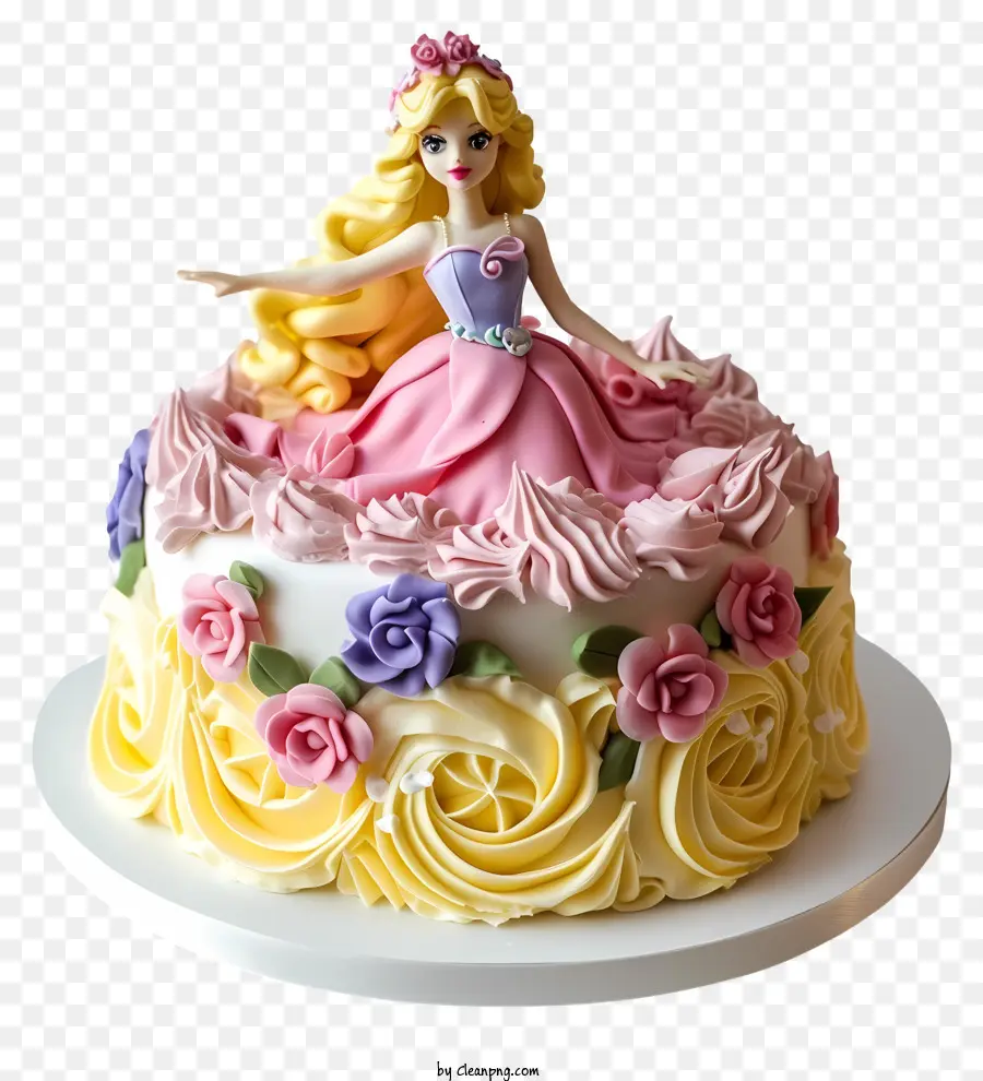 Принцесса день рождения торт，Принцесса торт PNG